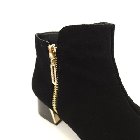 여성 스웨이드 앵클 부츠