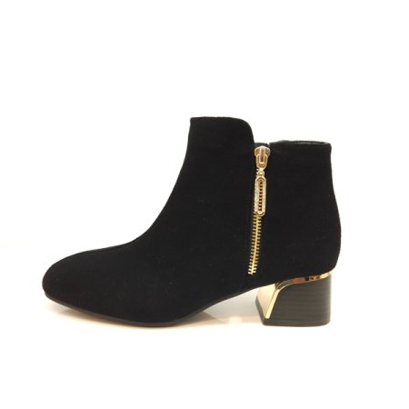 여성 스웨이드 앵클 부츠