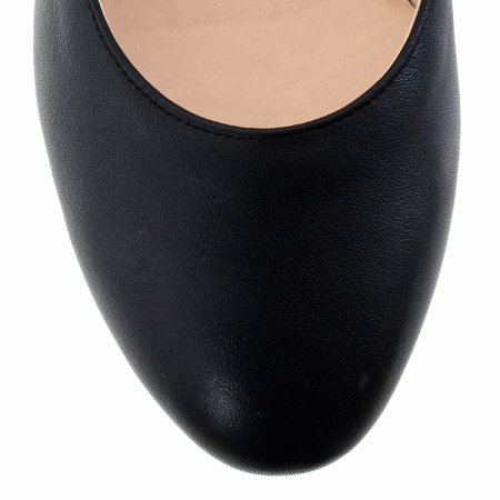 여성 라운드 토쉐입 펌프스