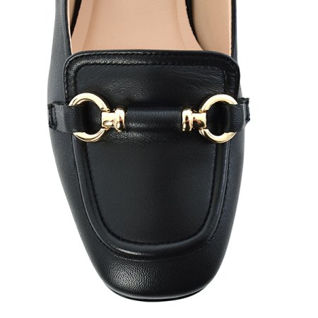 여성 홀스빗 장식 단화