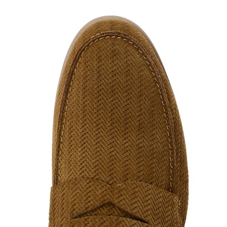 남성 격자무늬 패턴 로퍼