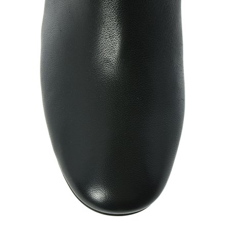 에스콰이아 여성 퍼 앵클 부츠