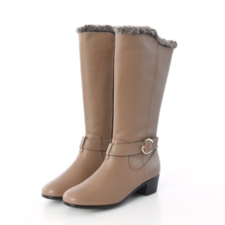 여성 퍼내피 롱 부츠