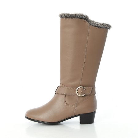 여성 퍼내피 롱 부츠