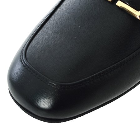 여성 블럭굽 로퍼 펌프스