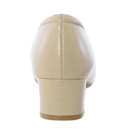 여성 블럭굽 로퍼 펌프스