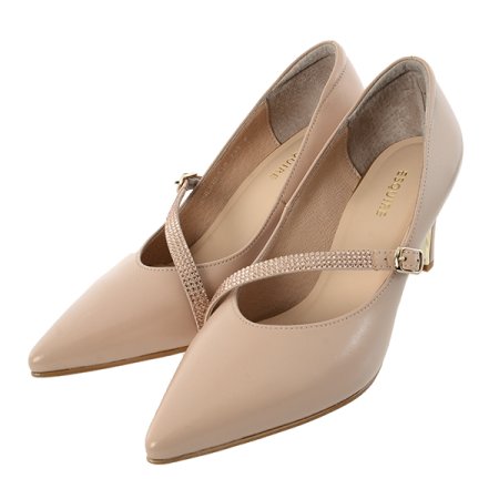 여성 메리제인 포인트토 펌프스