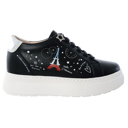 여성 레터링 그래픽 스니커즈