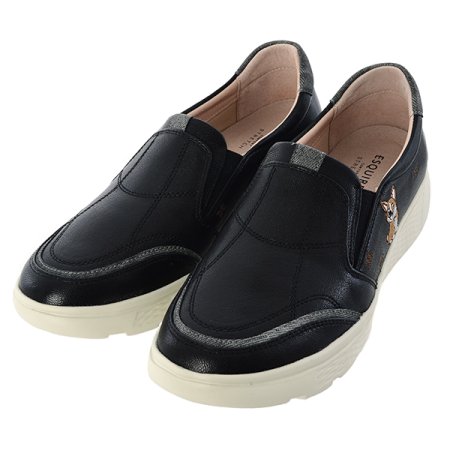 여성 경량 자수 슬립온