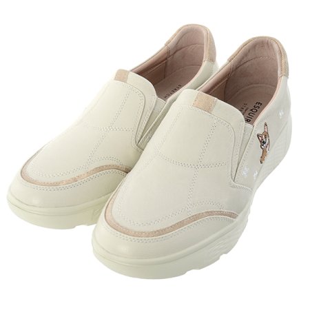 여성 경량 자수 슬립온