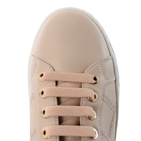 여성 자수 포인트 스니커즈