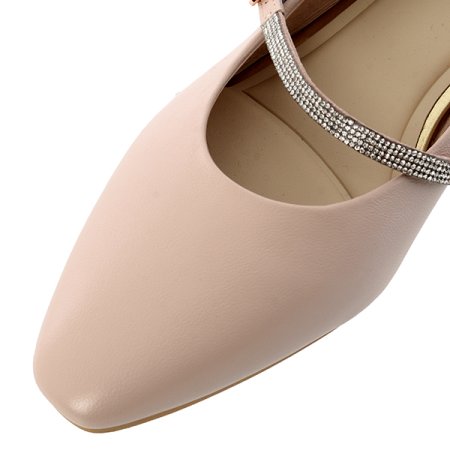 세미 스퀘어 메리제인 펌프스