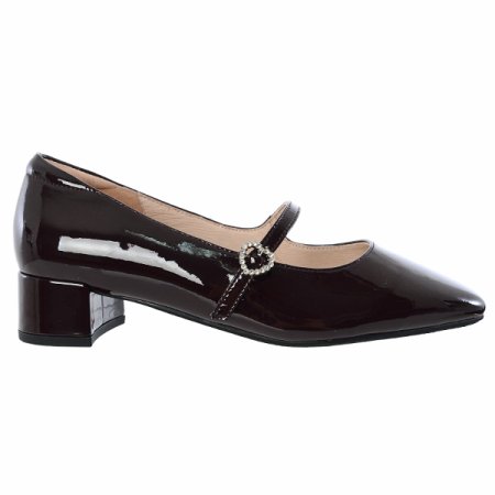 여성 세미 포인트 메리제인 펌프스