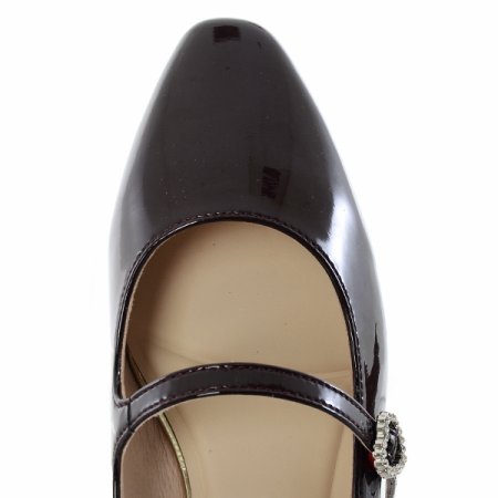 여성 세미 포인트 메리제인 펌프스