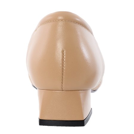 여성 스퀘어토 퀼팅 펌프스