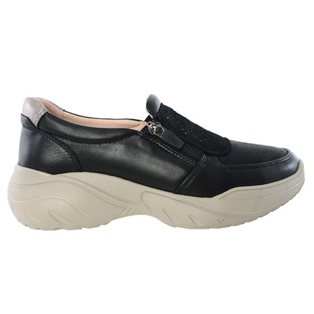 여성 사이드 지퍼 슬립온