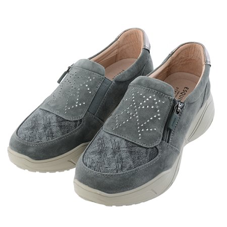 여성 사이드 지퍼 슬립온