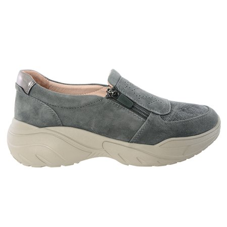 여성 사이드 지퍼 슬립온