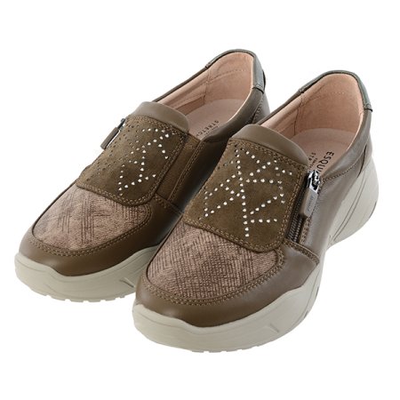 여성 사이드 지퍼 슬립온