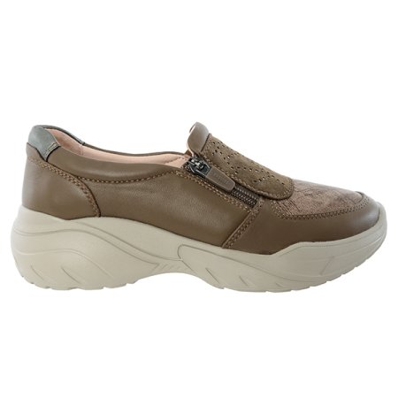 여성 사이드 지퍼 슬립온