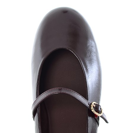 여성 라운드토 메리제인 구두