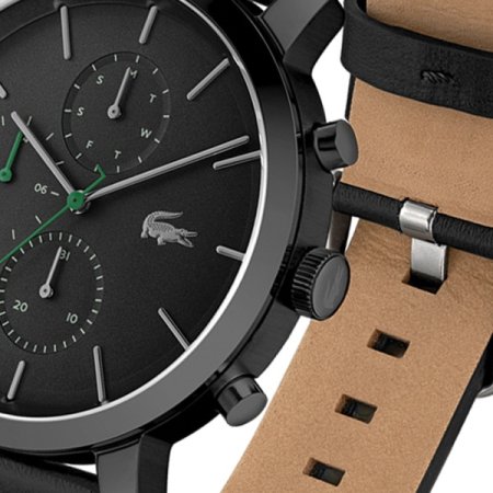 라코스테 가죽 남성시계