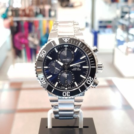 아퀴스 크로노그래프 딥블루