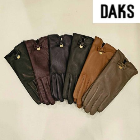 여성 스마트 터치 가죽 장갑