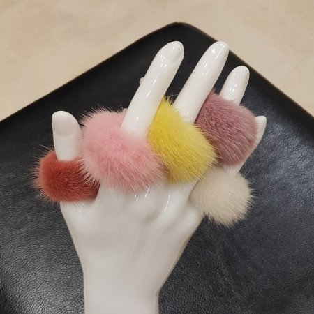 밍크 스카프 링