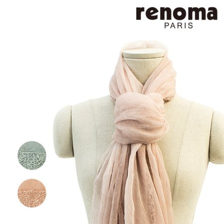 레이스 실크 스카프