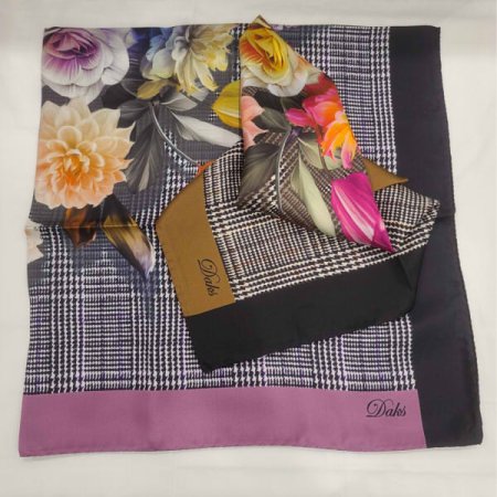 정사각 실크 스카프