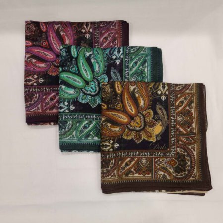 간절기 레이온 정사각 스카프