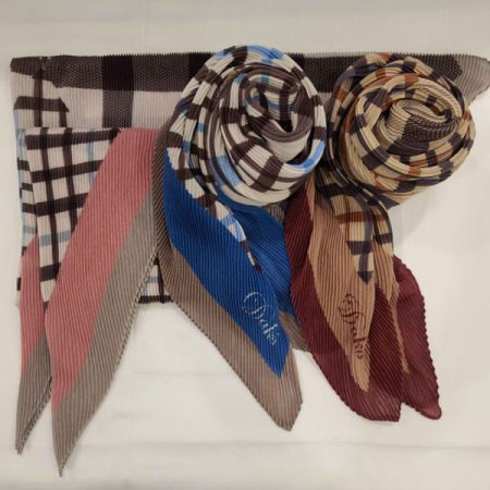 수입 주름사각 스카프