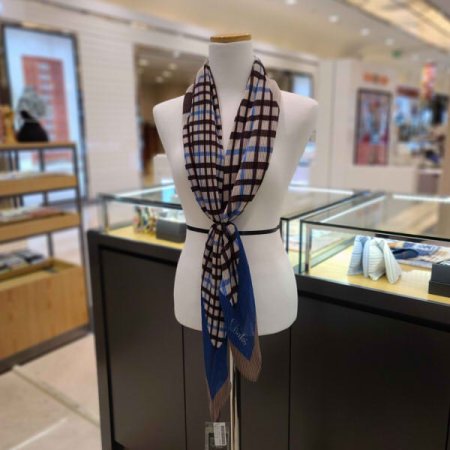 수입 주름사각 스카프