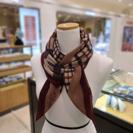 수입 주름사각 스카프