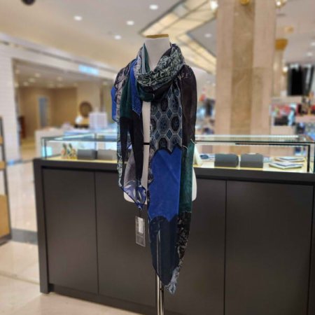 울실크 롱스카프