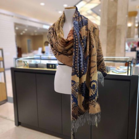 아크릴 양면 캐시밍크 숄