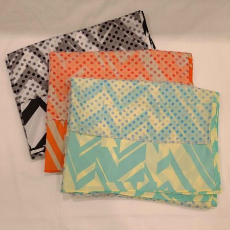 도트 폴리 롱 스카프