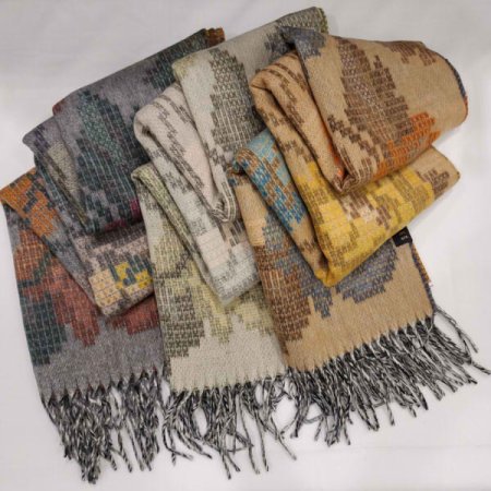 아크릴 양면 머플러