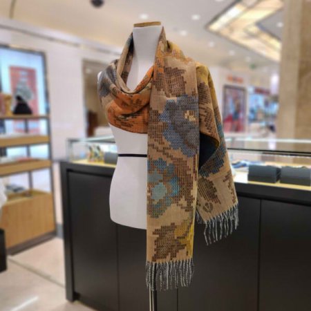 아크릴 양면 머플러