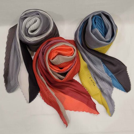 간절기 폴리 주름스카프