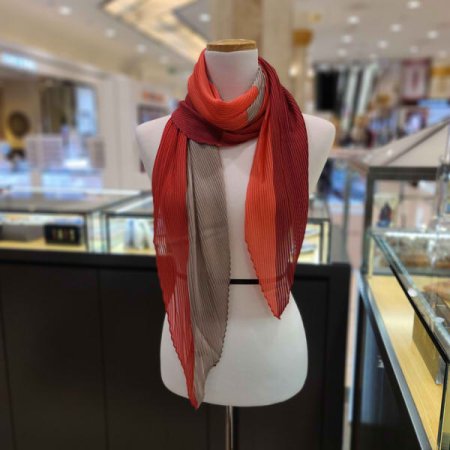 간절기 폴리 주름스카프