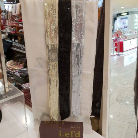 스팽글 스카프
