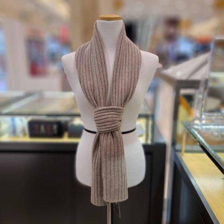 캐시미어 미디니트 머플러