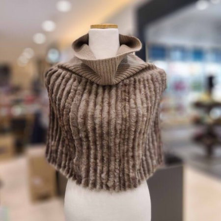 밍크 니트 워머