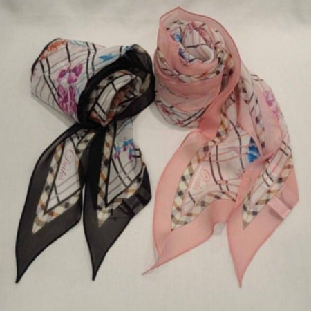 실크치폰로장지 스카프