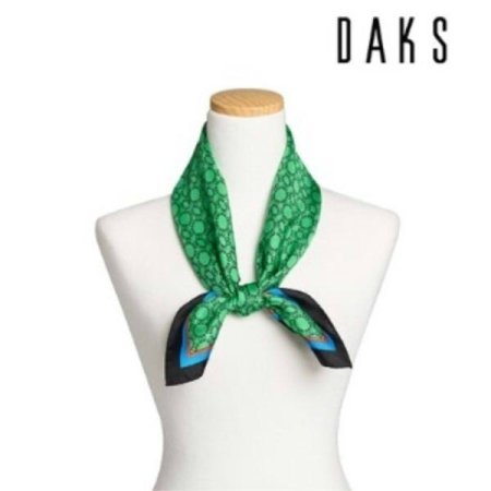 DD로고 사각 쁘띠 실크스카프