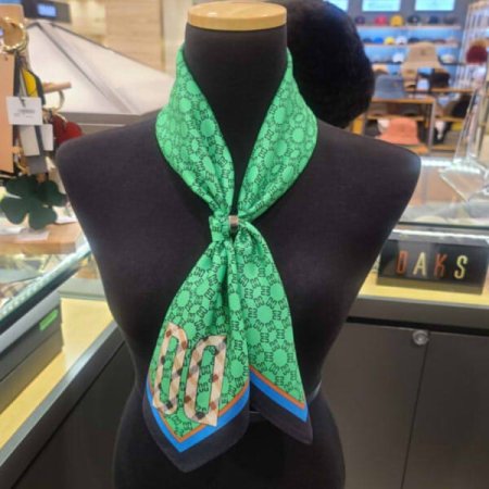 DD로고 사각 쁘띠 실크스카프