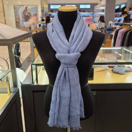 레이온 솔리드 롱 스카프