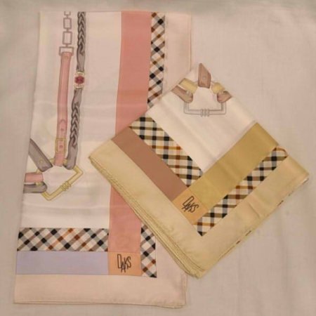 실크 쁘띠 사각 스카프